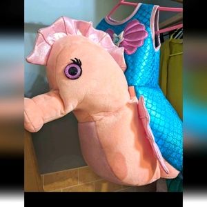 3t Mermaid Riding Seahorse Costume